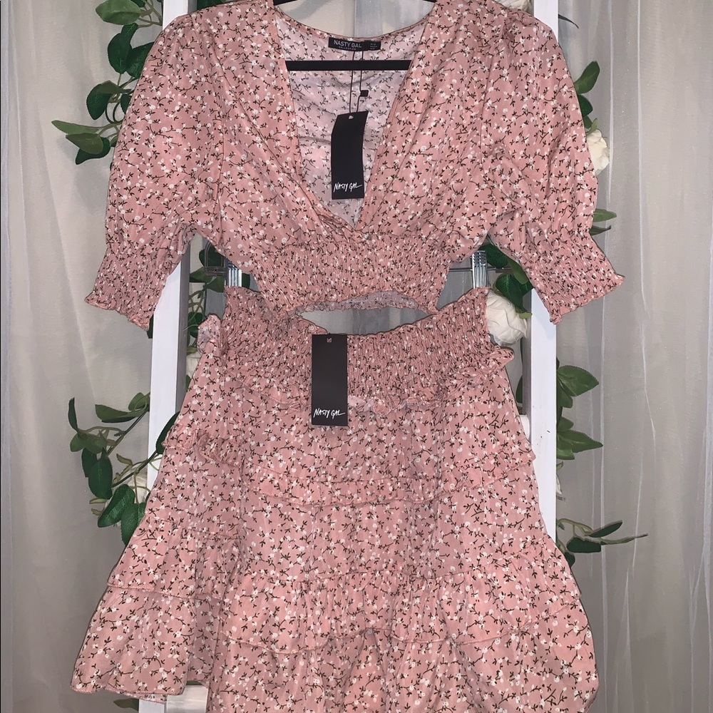 Pink Two Piece Set